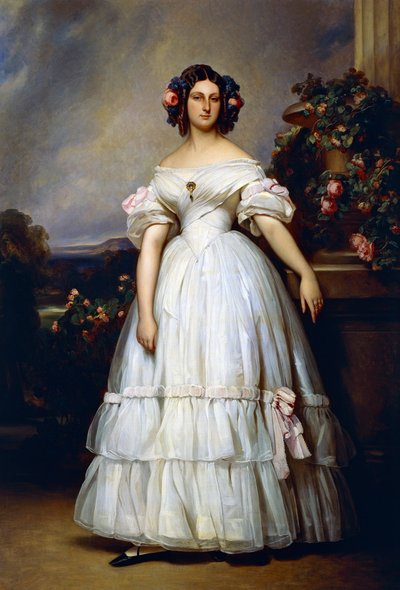 Retrato de la Princesa Clementina de Orleans (Neuilly-sur-Seine) de Franz Xaver Winterhalter