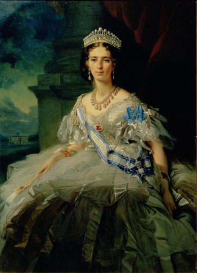 Retrato de la Princesa Tatiana Alexanrovna Yusupova de Franz Xaver Winterhalter