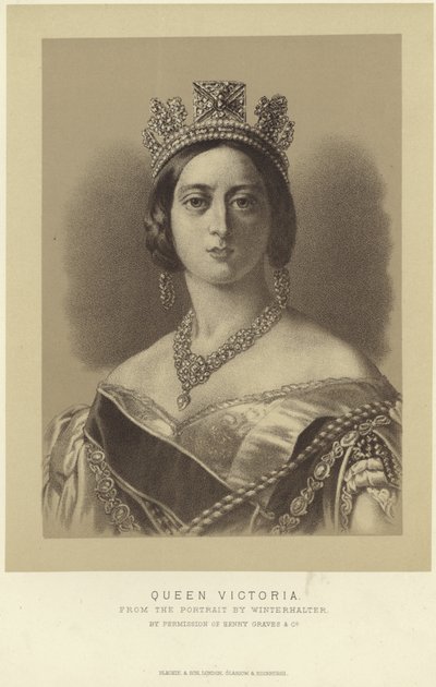Retrato de la Reina Victoria de Franz Xaver Winterhalter