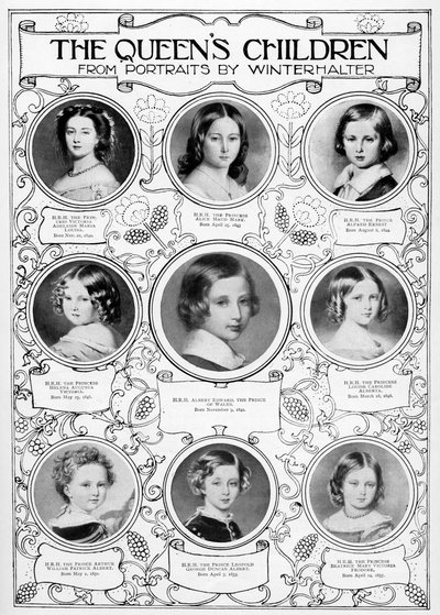 Los hijos de la reina Victoria de Franz Xaver Winterhalter