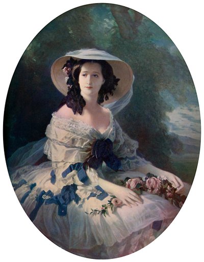 La emperatriz Eugenia, siglo XIX de Franz Xaver Winterhalter
