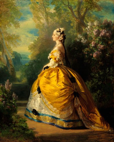 La Emperatriz Eugenia Eugenia de Montijo, 1826-1920, Condesa de Teba, 1854. de Franz Xaver Winterhalter