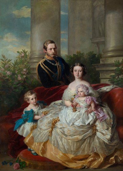 La familia de los príncipes herederos Federico Guillermo de Prusia de Franz Xaver Winterhalter