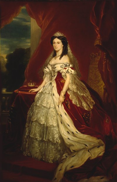 Princesa Augusta de Sajonia-Weimar-Eisenach 1811-1890, Reina de Prusia, ca 1859 de Franz Xaver Winterhalter School of .