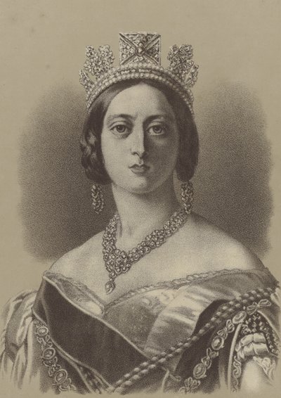 Reina Victoria de Franz Xaver after Winterhalter
