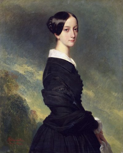 Retrato de la Princesa Francisca de Brasil 1824-1898, 1844 de Franz Xaver Winterhalter