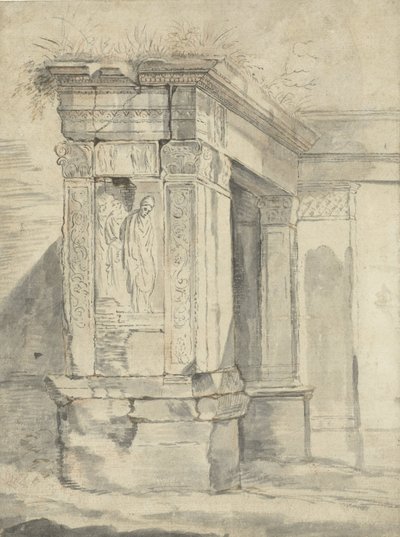 Ruina romana de Franz de Paula Ferg