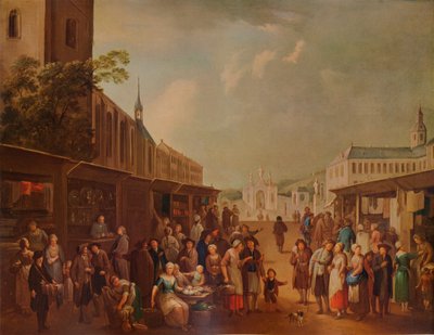 Escena callejera, c1720, 1938 de Franz de Paula Ferg