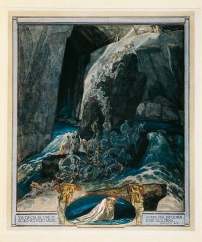 Austria, Viena, Ilustración de la Divina Comedia de Dante Alighieri (Infierno, Canto XXVIII) por Franz von Bayros de Franz von (1866 1924) Bayros