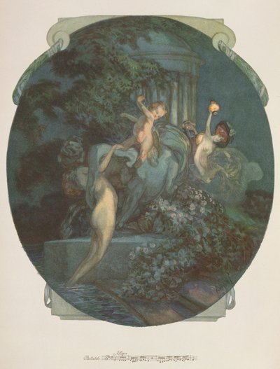 Centauro, Ninfas y Cupido de Franz von Bayros (1866 1924)