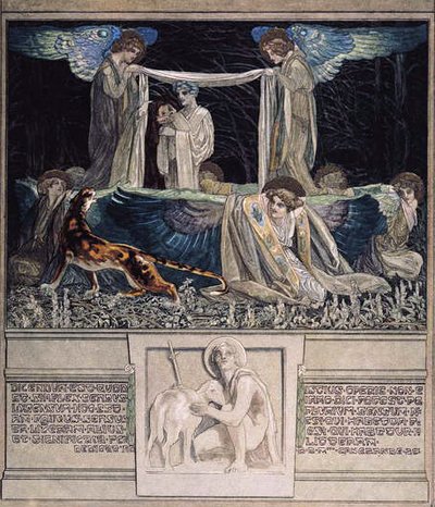 Ilustración de la Divina Comedia de Dante, Infierno, 1921 de Franz von Bayros