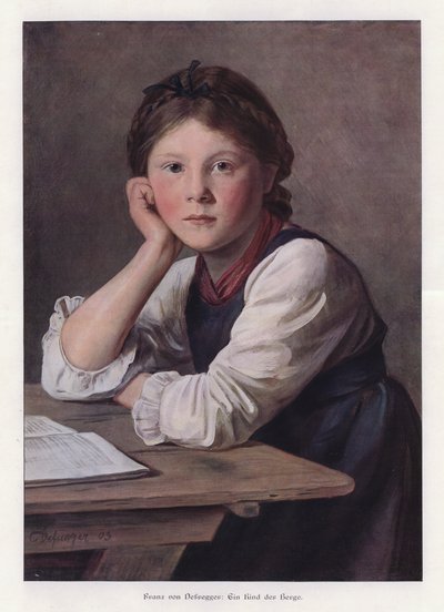 Un niño de las montañas de Franz von Defregger