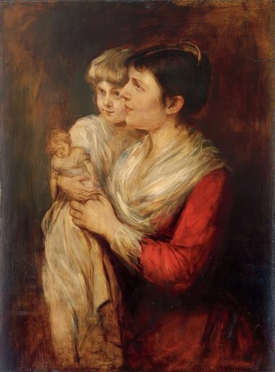 Clementine von Schön-Renz con su hija Hanna Elisabeth de Franz von Lenbach