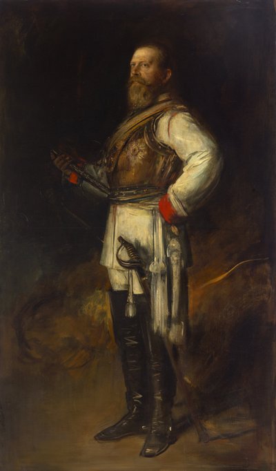Federico Guillermo Príncipe Heredero de Prusia, como Federico III. emperador alemán de Franz von Lenbach
