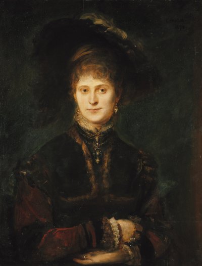 Magdalena Plach (?) de Franz von Lenbach