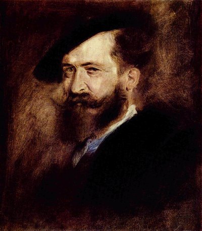 Retrato de Wilhelm Busch de Franz von Lenbach