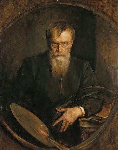 Auto retrato de Franz von Lenbach