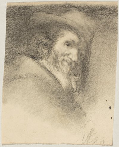 Boceto según Vásquez; cabeza de Menipo; original: Madrid, Prado de Franz von Lenbach