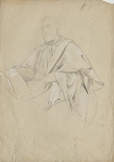 Viejo en una túnica rica de Franz von Matsch