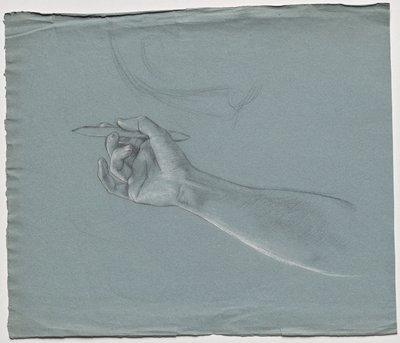 Estudio de brazo para la imagen de la Facultad: Teología de Franz von Matsch