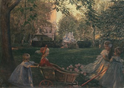 Niños Jugando, 1933 de Franz von Matsch