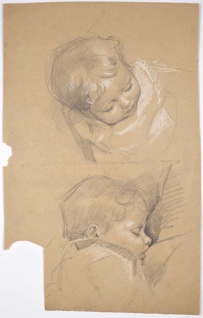 Estudios sobre la cabeza de los niños de Franz von Matsch