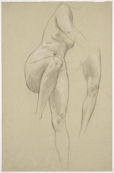 Estudio desnudo femenino de Franz von Matsch