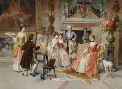 Pintor de retratos de Franz von Persoglia