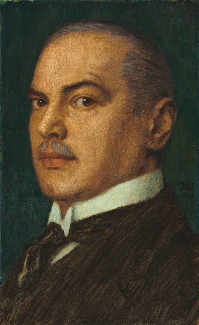 Un autorretrato, 1923 de Franz von Stuck