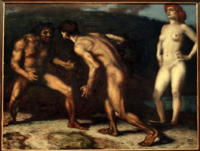 La lucha por la mujer de Franz von Stuck