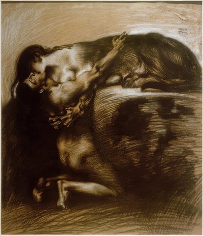 El beso de la esfinge de Franz von Stuck