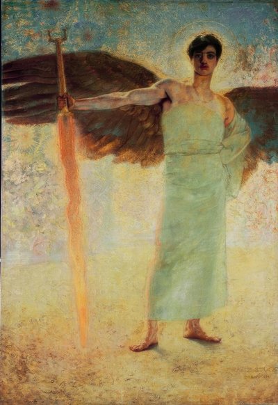 El guardián del paraíso de Franz von Stuck