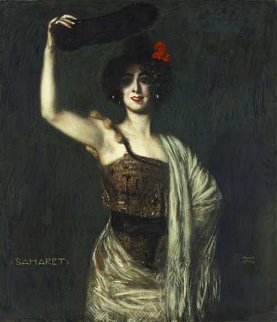 La bailarina Saharat de Franz von Stuck