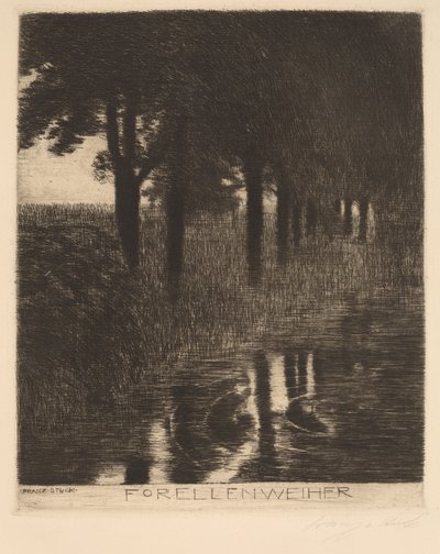 Estanque de truchas de Franz von Stuck