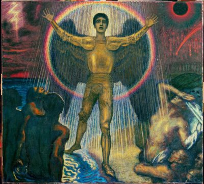 El ángel del juicio de Franz von Stuck