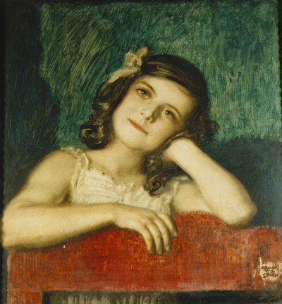 Retrato de Mary, la hija del artista de Franz von Stuck
