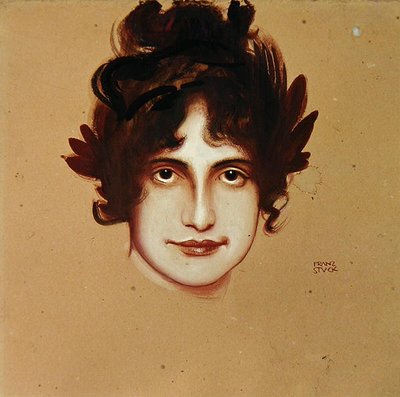 Retrato de una mujer, c.1896 de Franz von Stuck