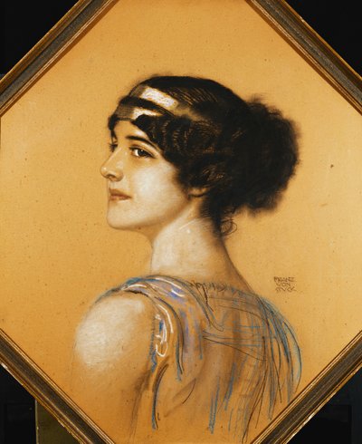 Retrato de la hija del artista, Mary de Franz von Stuck