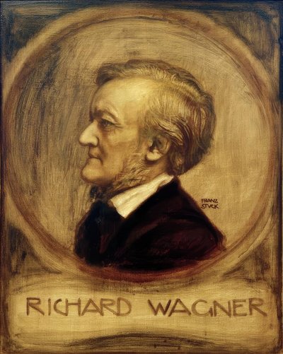 Richard Wagner, pintado por Franz v. Stuck de Franz von Stuck