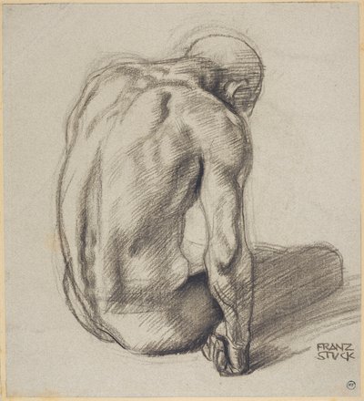 Hombre sentado de Franz von Stuck