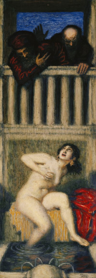 Susana y los dos ancianos; Susanna und die Beiden Alten de Franz von Stuck