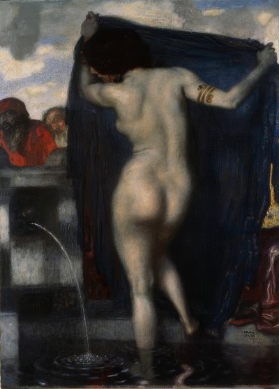 Susana en el baño de Franz von Stuck