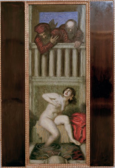 Susana y los dos ancianos de Franz von Stuck