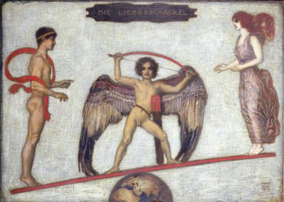 El columpio del amor de Franz von Stuck