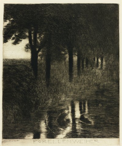 La Piscina de Truchas de Franz von Stuck