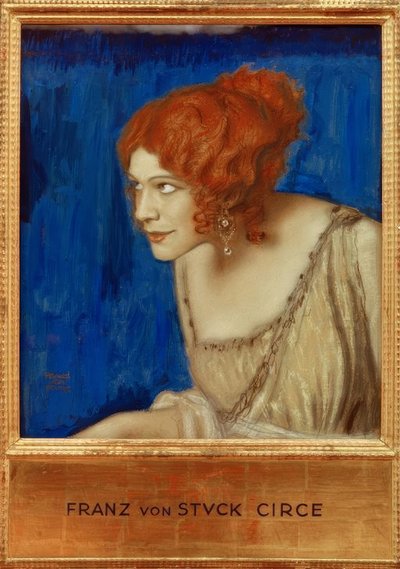 Tilla Durieux como Circe de Franz von Stuck