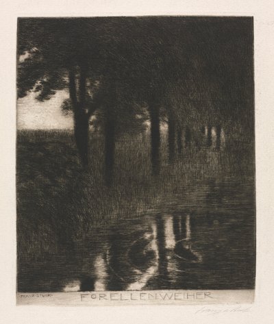 Estanque de truchas de Franz von Stuck