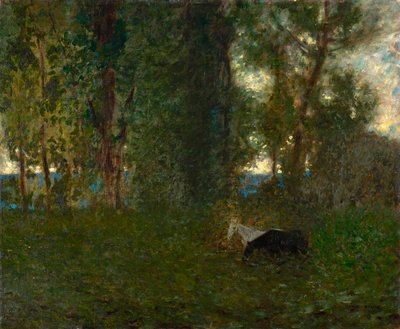 Caballos pastando de Franz von Stuck