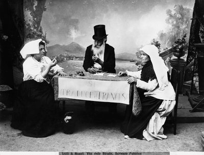 Escribano público en Nápoles, c.1890 de Fratelli Alinari Fratelli Alinari