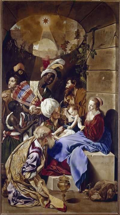 Adoración de los Magos de Fray Juan Batista Maino or Mayno